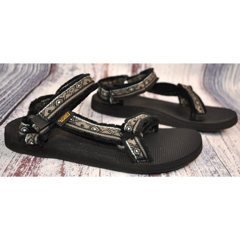 Teva S/N 1106329 Original Universal Women's Sandals Black/Geometric Size 7